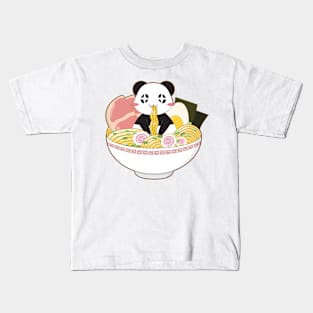 Cute Panda Kids T-Shirt